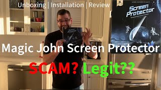 Is the MAGIC JOHN Screen Protector a SCAM or is it legit?? (Unboxing and Installation Review)