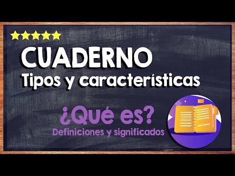 ¿Qué es un cuaderno? 📖 Tipos y características principales 📖