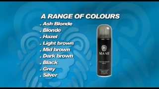 Mane Hair Thickening Spray - to cover hair loss and thinning hair and to conceal growing roots.