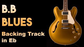 Video thumbnail of "Soul Blues Backing Track in Eb #SZBT 40"