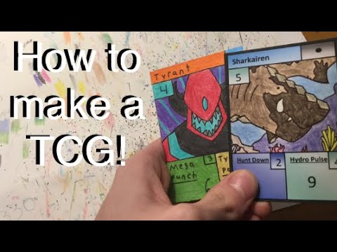 Tips to how to get started on making your own homemade TCG!