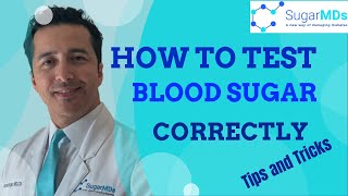 Do you know how to check (test) blood sugar correctly? Here are some tips & tricksSUGARMD