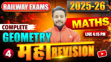 COMPLETE GEOMETRY PART-4 || RAILWAY GEOMETRY CLASS | GEOMETRY TRICKS & CONCEPT | Raushan Mishra Sir