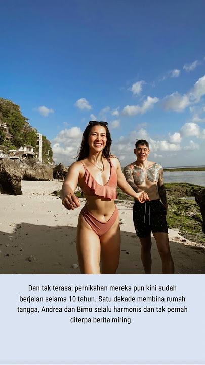 Andrea Dian LIburan ke Pantai Pakai Bikini #bikini #bali