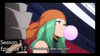 My Hero Academia bubblegum scene