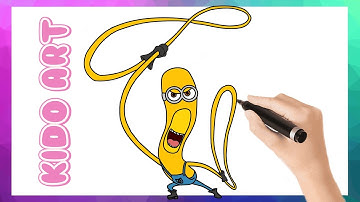 How to draw Mega Minion Tim | Despicable Me 4 | Draw and color