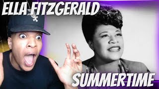 WOW... WHO IS SHE?? | ELLA FITZGERALD - SUMMERTIME (LIVE 1968) | REACTION