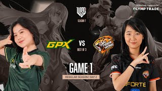 GPX BASRENG  VS TIGER WONG SIREN - GAME 1 | WSL S7 REGULAR SEASON - DAY 2