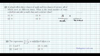 june 2014 Integrated Algebra Regents pt VI # 26 30