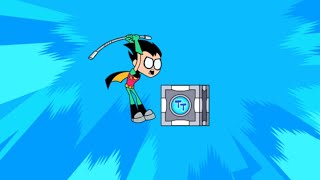 Teen Titans Go: Jump City Rescue - Not Even Crates Are Safe From Robin (CN Games) screenshot 3