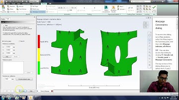 Warp analysis using Moldflow by Nazrin