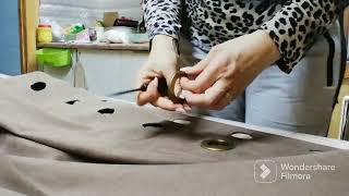 пошив штор. мотивирую себя работать с помощью видео #апатия #мотивация #нетмотивации #люверсы #шторы