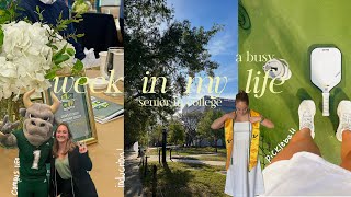 busy week in my life | college senior at usf 💚📖