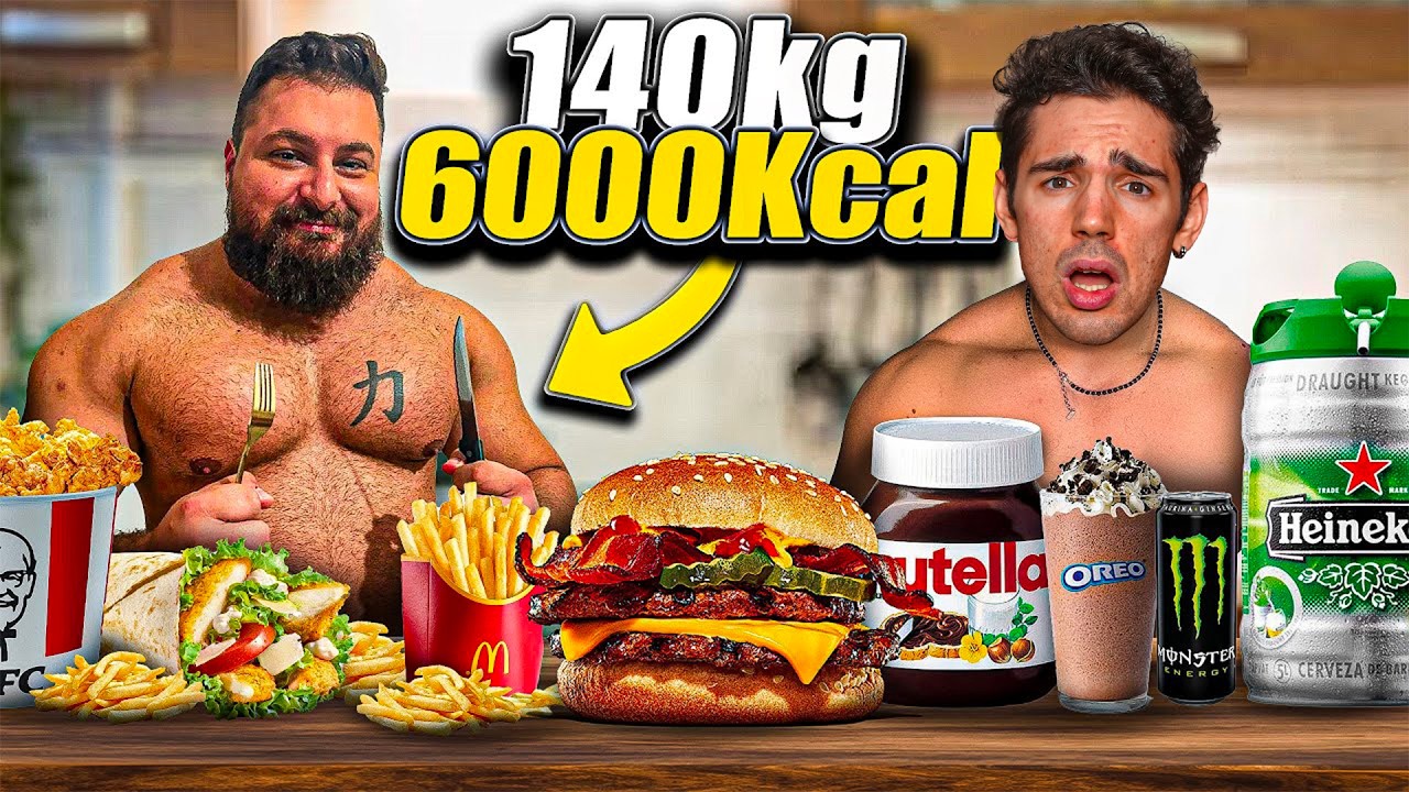 REAGISCO alla DIETA del POWER LIFTER PIU' GROSSO e FORTE D'ITALIA *6000 Kcal