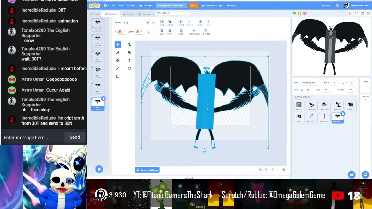 Making Uncannyblocks Band but Different 10 Non - 100 Non LIVE!
