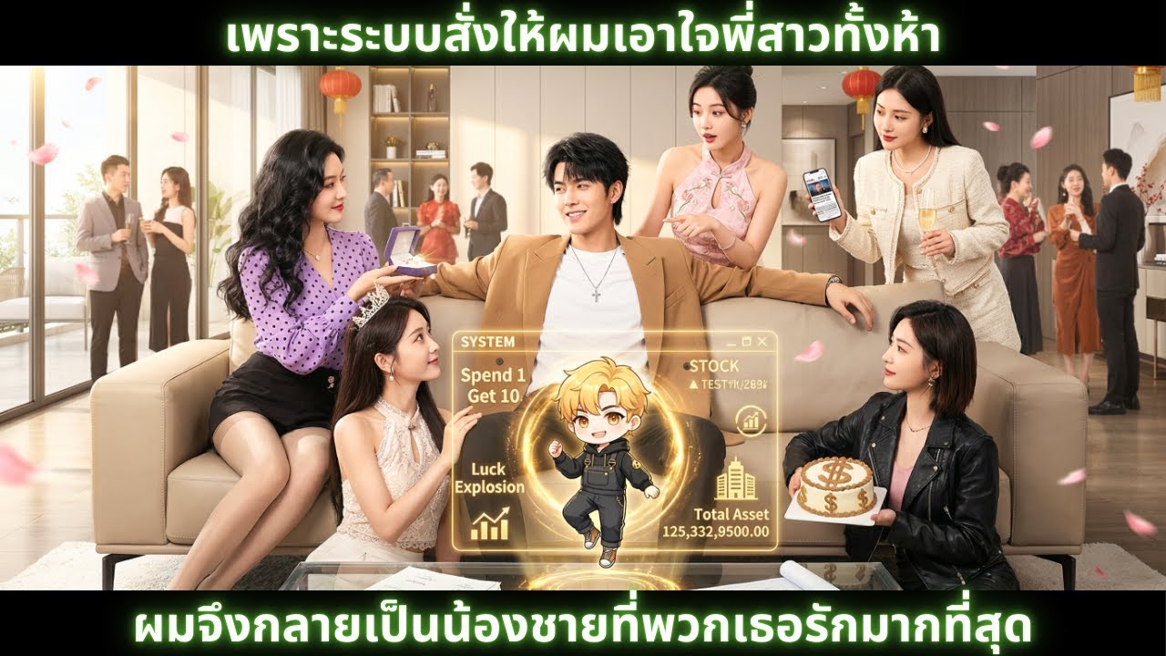 [ซีรีส์จีน] เพราะระบบสั่งให้ผมเอาใจพี่สาวทั้งห้า ผมจึงกลายเป็นน้องชายที่พวกเธอรักมากที่สุด