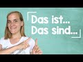 German Lesson (10) - Beginner Phrases - Das ist/Das sind - A1