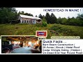 Maine Vacation Or Homestead Home, Land For Sale | 263 Townline RD Ludlow ME MOOERS REALTY #8963