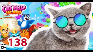 Bubble shooter Kitten rescue Level 138 Catpop Island screenshot 5