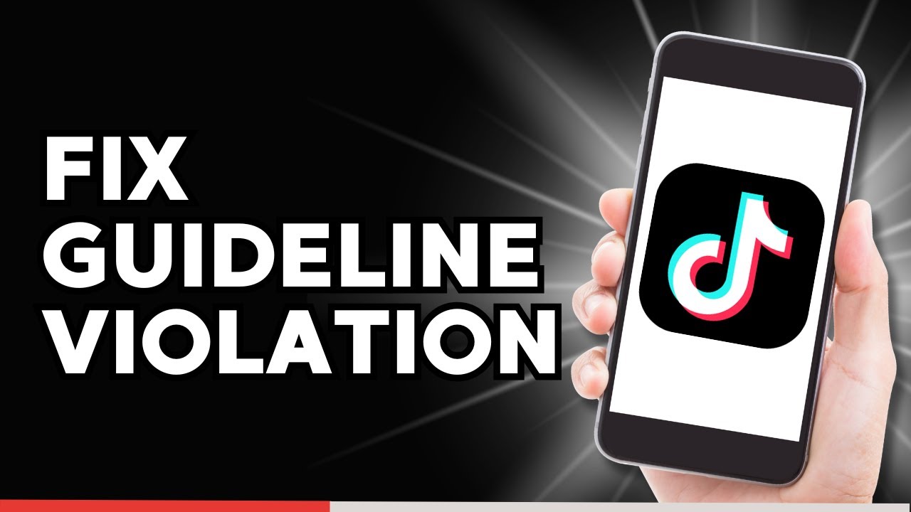 How to Fix TikTok Community Guidelines Violation - YouTube