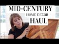 MID-CENTURY HOME DECOR HAUL / Odd finds, unique decor