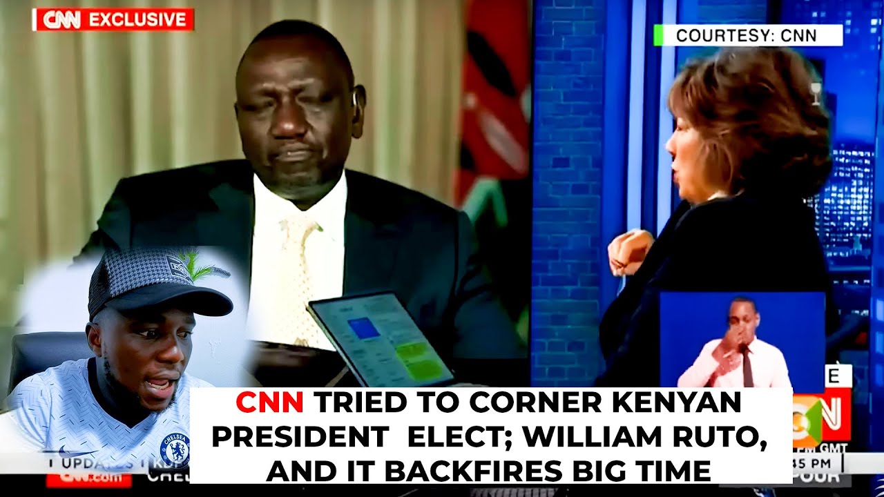 CNN Tried to Corner Kenyan President Elect; William Ruto and it Backfired "Big time" (Reaction