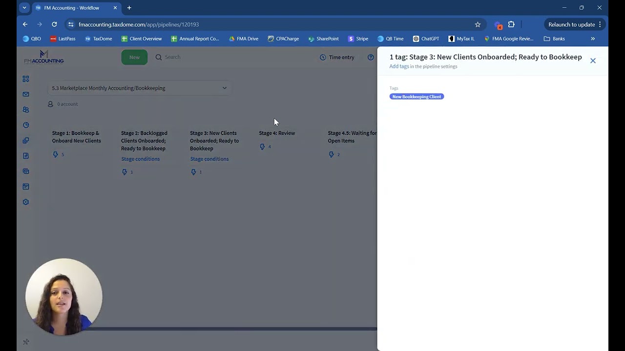 Monthly Accounting/Bookkeeping Pipeline Explanation for TaxDome Marketplace