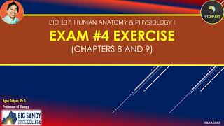 BIO 137   EXAM 4 EXERCISE (CHAPTERS 8 AND 9)