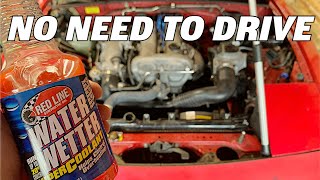 Spec Miata Coolant Flush - replacing nasty coolant with water wetter