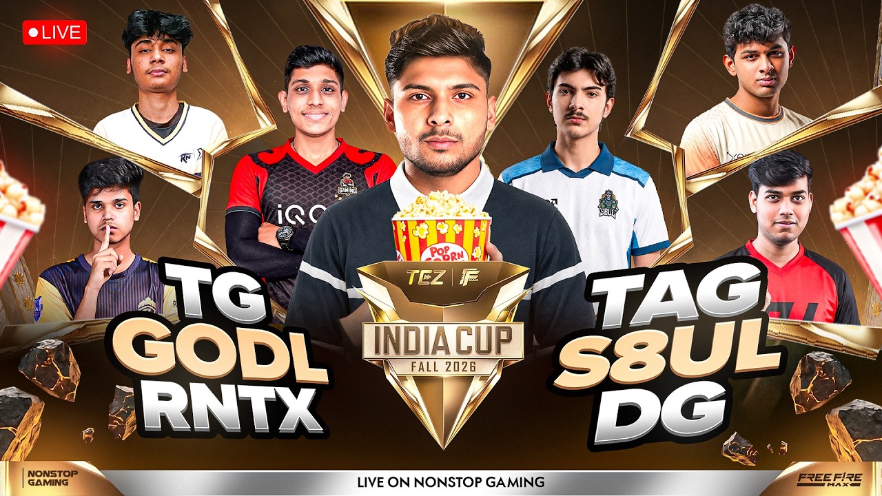 FFMIC 2026 FALL KNOCKOUT STAGE DAY-3 WATCH PARTY 🥶 || TG vs TAG vs S8UL vs GODL  RNTX #nonstopgaming