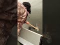 The man fished out the fish