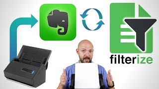 📝📲My AUTOMATED Paperless Office using Evernote with Filterize and ScanSnap iX500
