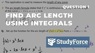 Find the Arc Length: Integrals (Example 1) Wealth