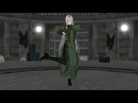 【VRoid→MMD】自作モデルカナデ様で『Conqueror』