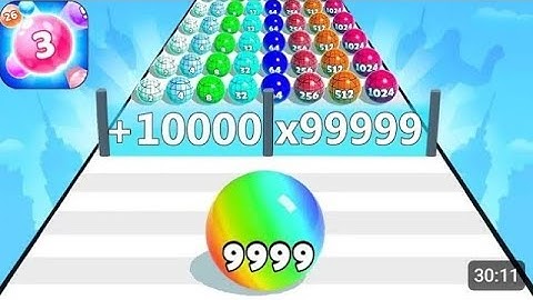 Ball Run 2048 - Gameplay Walkthrough  Tutorial Levels (iOS, Android NinjaX YT is live! part - 289