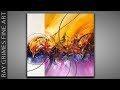 Abstract Painting Techniques / 243 / Easy / Relaxing / Acrylics / Demonstration