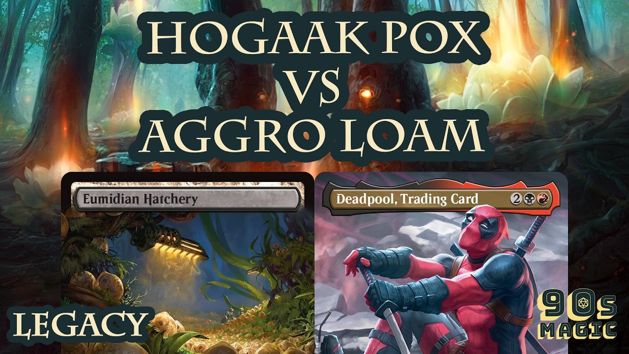 Hogaak Pox против 4c Aggro Loam [MTG Legacy]