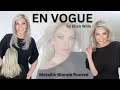 EN VOGUE Wig by Ellen Wille in Metallic Blonde Rooted. Longer length and beautifully placed layers.