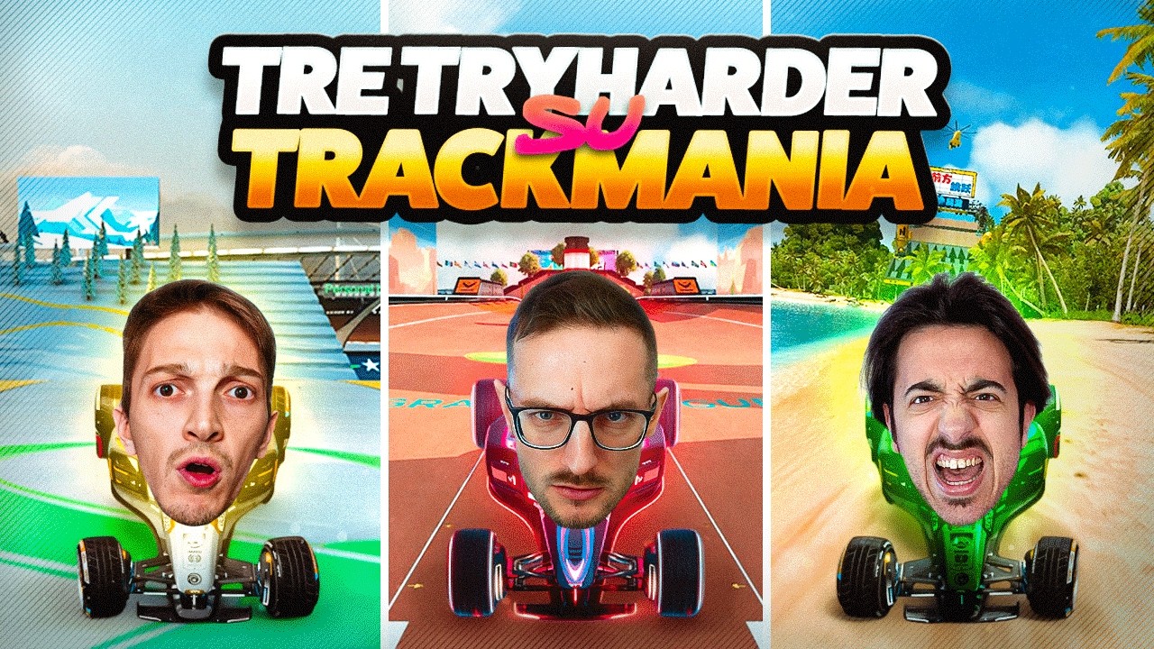 TRE TRYHARDER SI SFIDANO SU CIRCUITI DIFFICILI! - TRACKMANIA con ROHN, DREAD e DELUX 🏎️