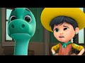 ¿Por qué Clover está actuando tan extraño? | Dino Ranch Español | WildBrain Niños