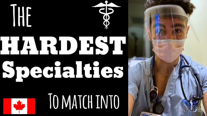 The 5 HARDEST Medical Specialties To Match | Canadian Doctor Residency 101