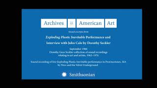 Sound excerpts from interview with John Cale, 1966 September