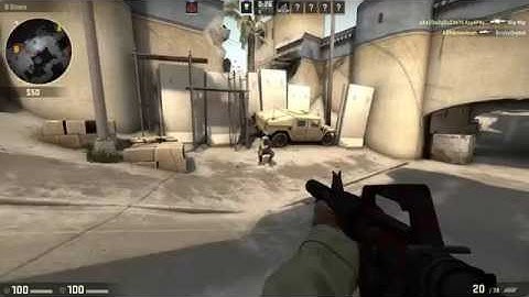 CS:GO 1v5 Sloppy Ace on de_dust2