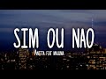anitta feat maluma sim ou nao letra lyrics