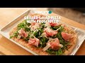 How to Make Grilled Salad Pizza with Prosciutto | SavoryOnline