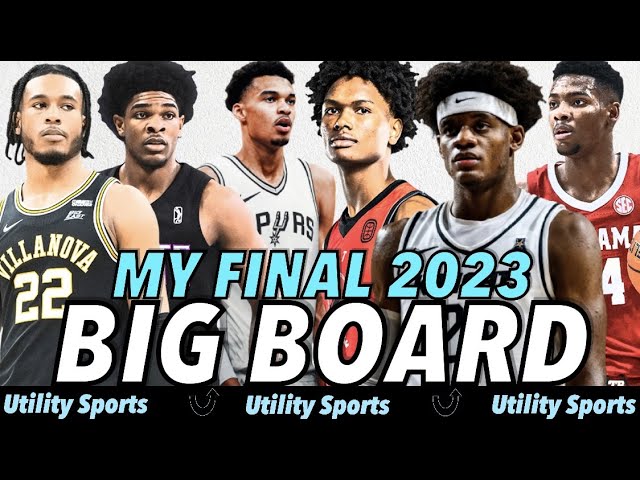 NBA Draft prospects 2023: Final big board of top 60 players