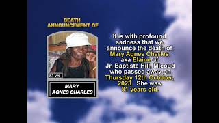 Mary Agnes Charles short