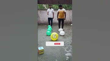 #Roll dice & pop up balloon challenge!! #shorts