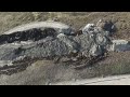 Aftermath of the landslide on the viking energy windfarm site gary buchan