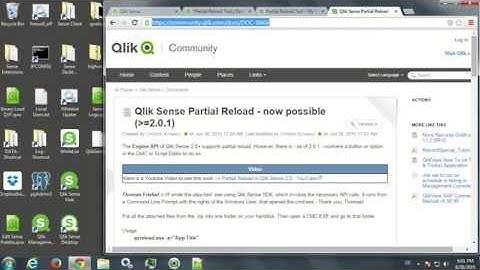 Qlik Sense 2.0 Partial Reload